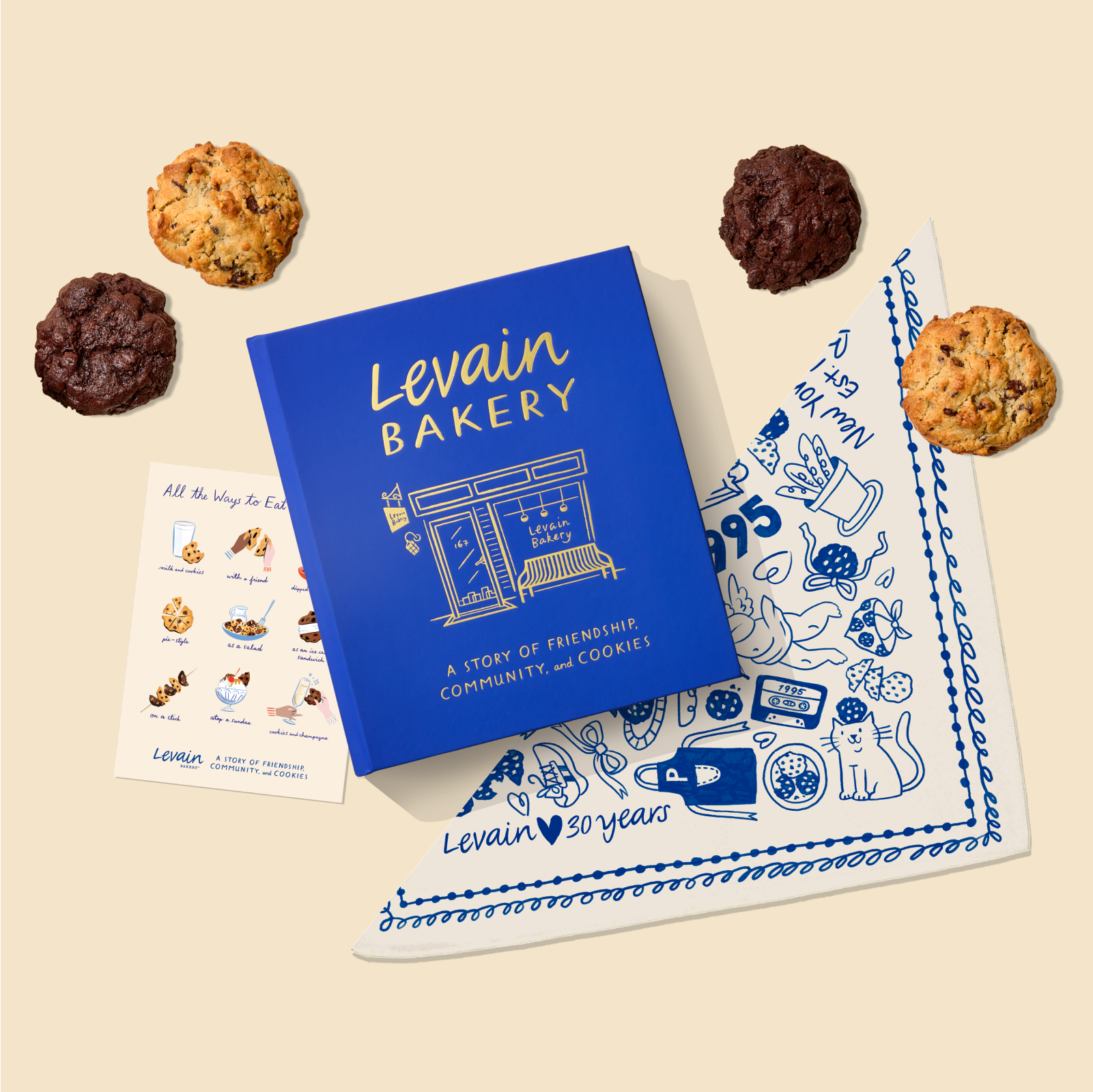 Levain Bakery Book & Cookie Gift Set