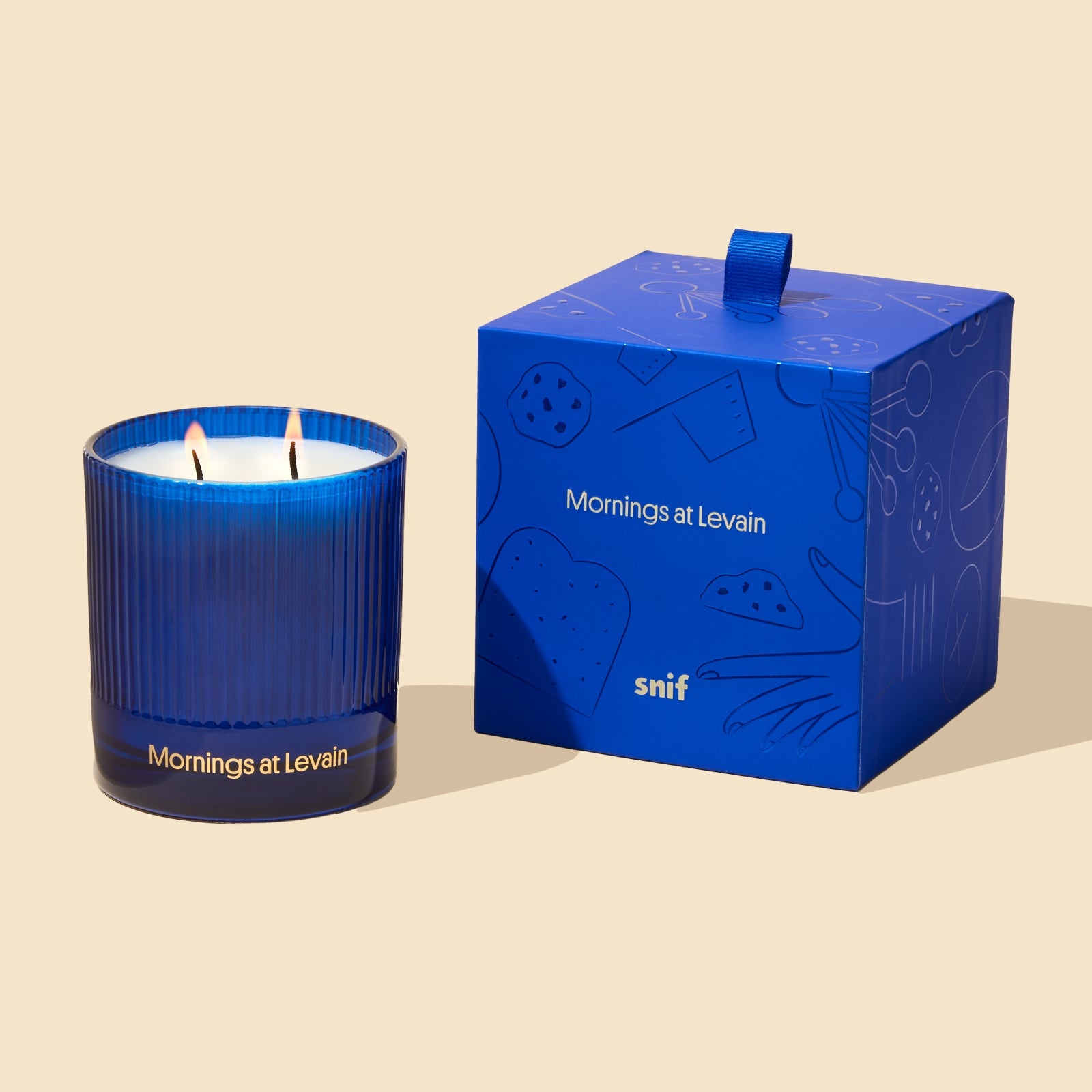 Mornings at Levain Candle