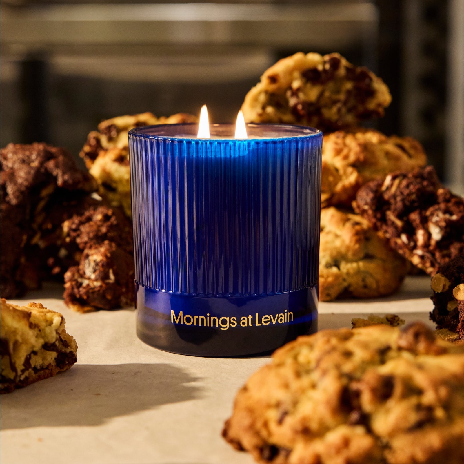 Mornings at Levain Candle