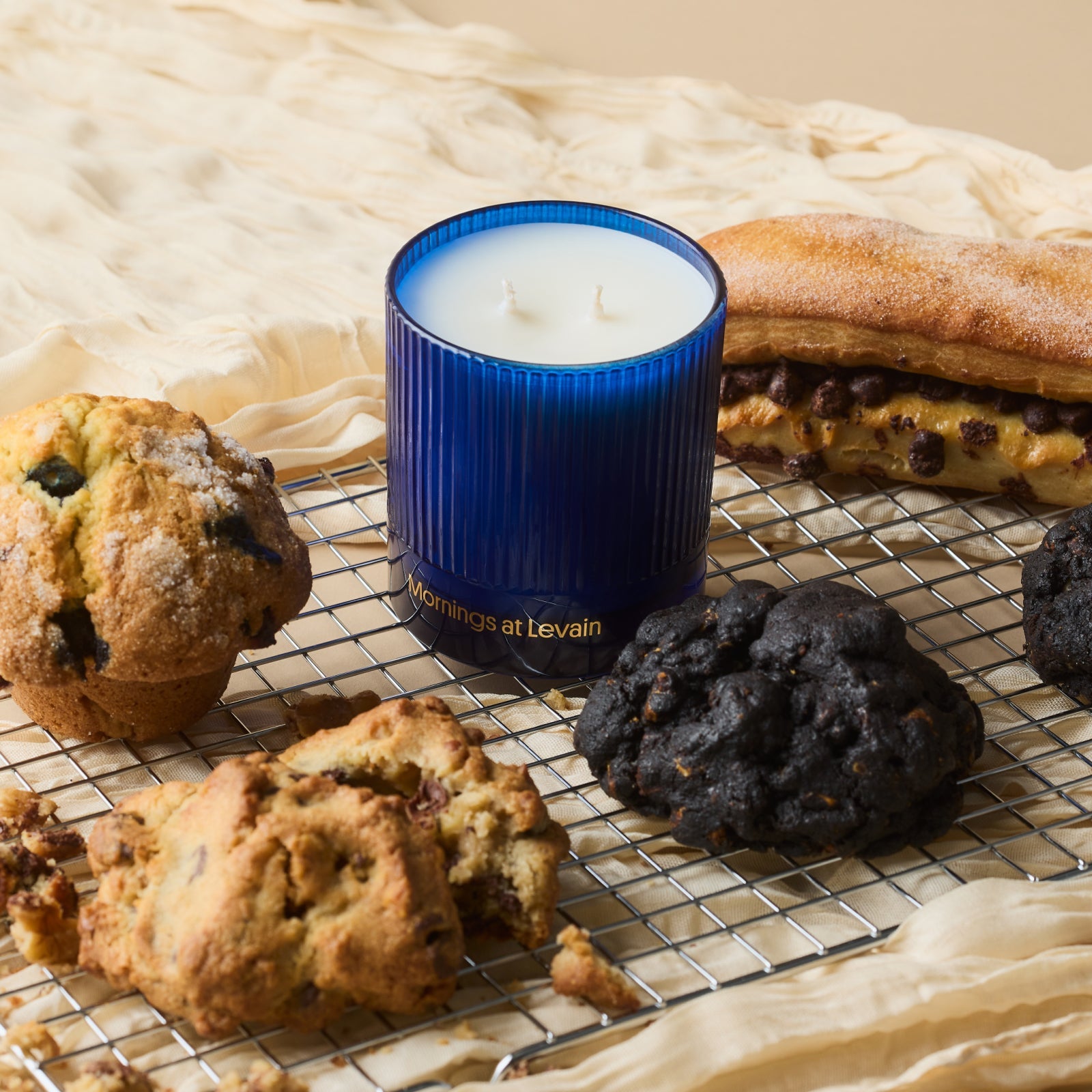 Mornings at Levain Candle