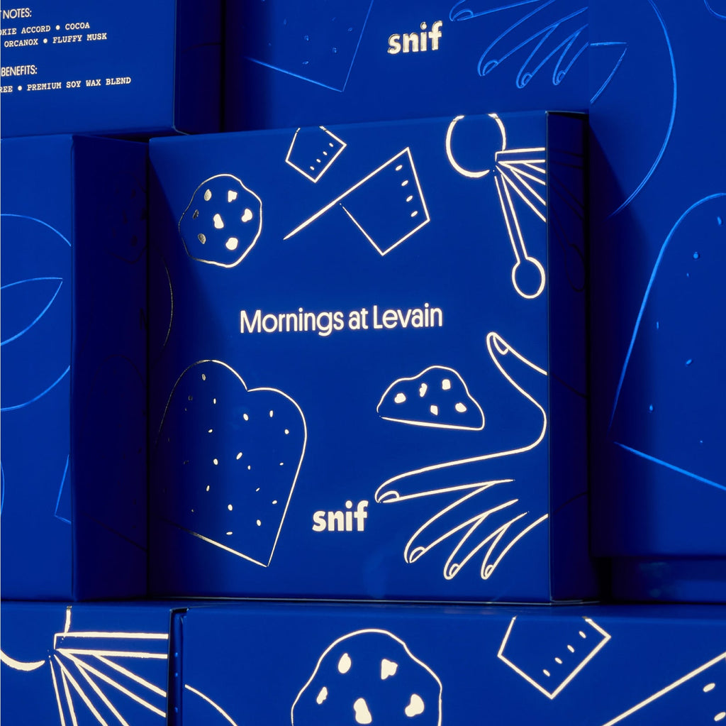 Mornings at Levain Candle